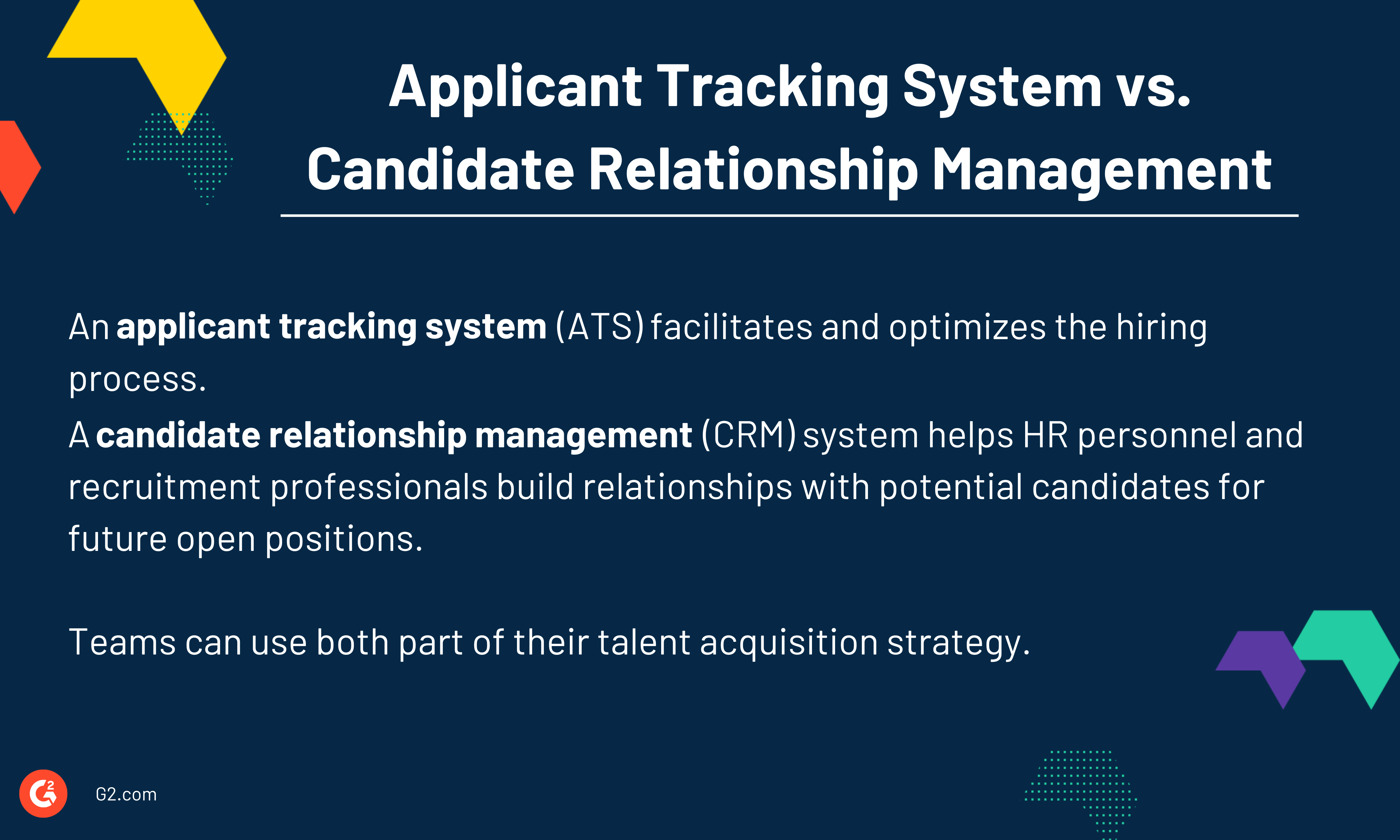 Applicant Tracking System | Technology Glossary Definitions | G2